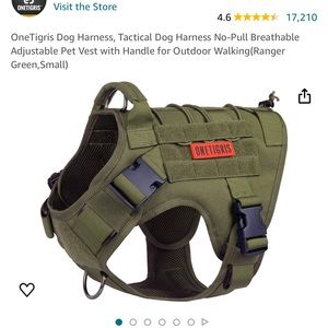 ONE TIGRIS harness with leash